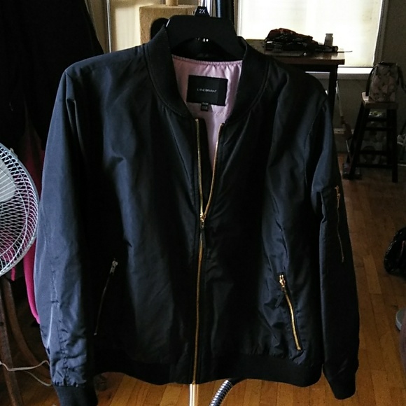 lane bryant black jacket